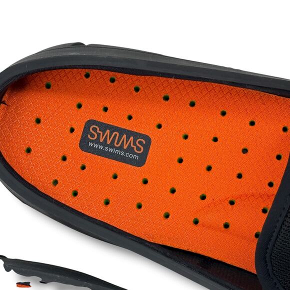 Swims The Sporty Bit Black Loafer Slip On Shoes Men's Size 15 Red - Picture 5 of 6